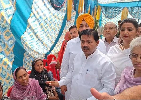 union minister bl verma visits flood affected areas