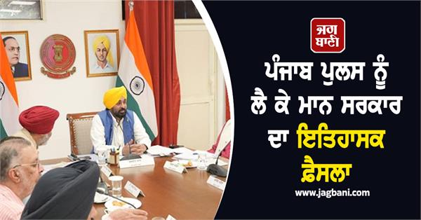 punjab police mann government punjab cabinet