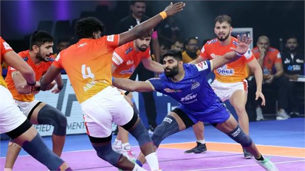 haryana steelers defeated puneri paltan