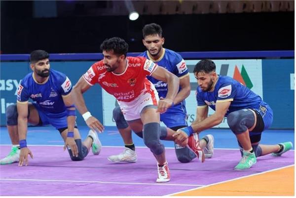 haryana steelers defeated gujarat giants by 3 points