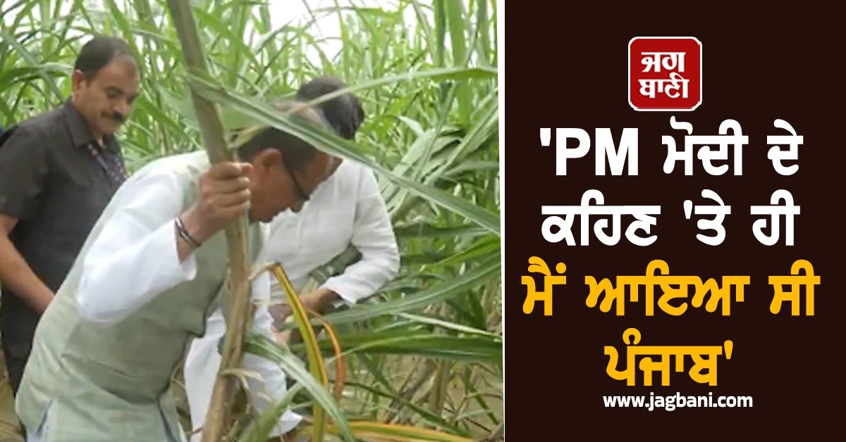 'PM ਮੋਦੀ ਦੇ ਕਹਿਣ 'ਤੇ ਹੀ ਮੈਂ ਆਇਆ ਸੀ ਪੰਜਾਬ'