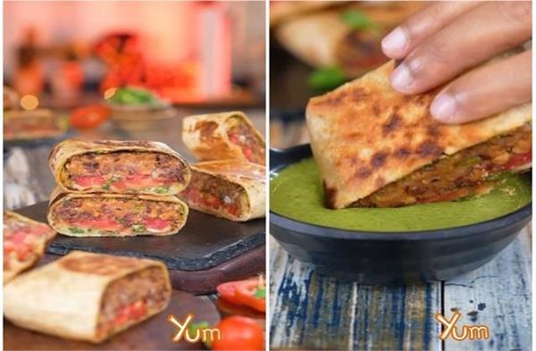 crispy roti sandwich tasty healthy dish