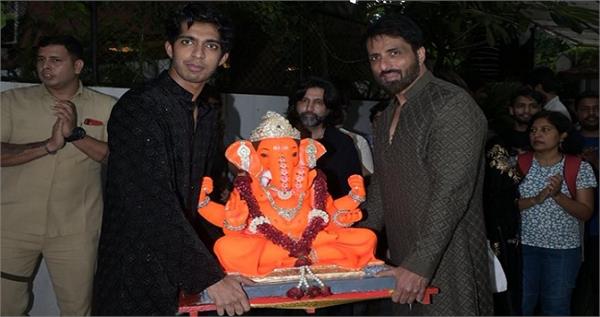real life hero sonu sood immersed eco friendly ganpati family