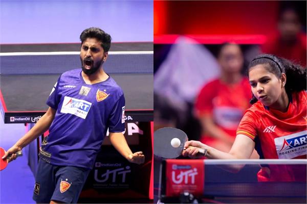 table tennis championship  sathiyan and diya chitale become champions
