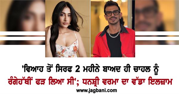 chahal was caught cheating just two months into their marriage dhanashree