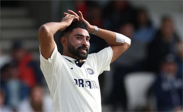 mohammad siraj selected as the best player of the month of august