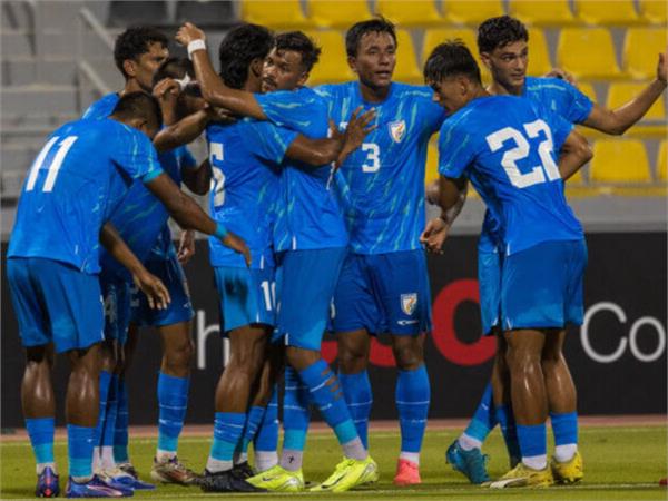 afc u 23 asian cup qualifiers   india beat bahrain 2 0 in first match