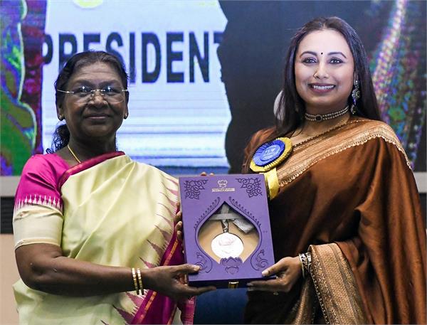 national award dedicated to my father  rani mukerji