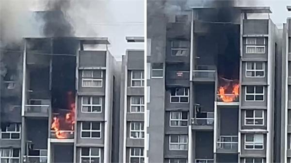 one killed  five injured as fire breaks out in pune high rise
