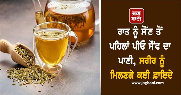 fennel water body benefits