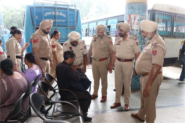 caso operation conducted at jalandhar bus stand