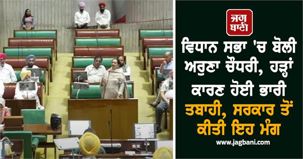 aruna chaudhary demands huge permanent bridge