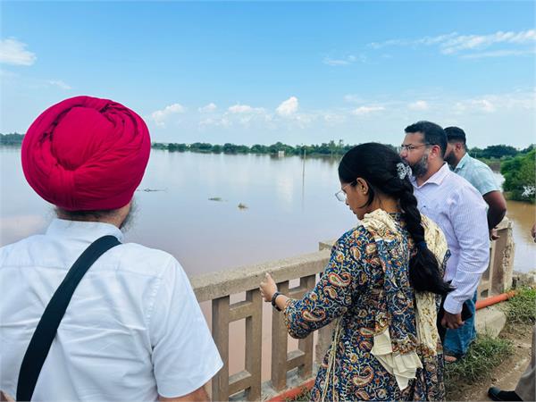 deputy commissioner  tangri river  flood
