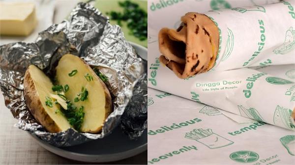 aluminum foil butter paper health