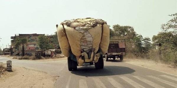 heavy vehicles are violating the law by flying