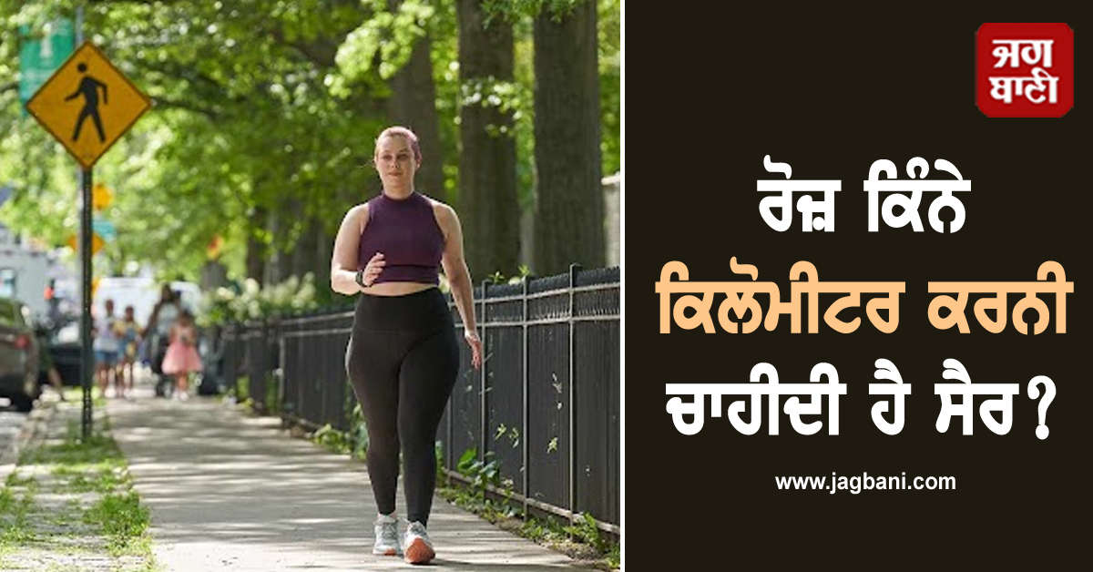 ਰੋਜ਼ ਕਿੰਨੇ ਕਿਲੋਮੀਟਰ ਕਰਨੀ ਚਾਹੀਦੀ ਹੈ ਸੈਰ ? ਏਮਜ਼ ਦੇ ਡਾਕਟਰਾਂ ਨੇ ਦਿੱਤੀ ਸਲਾਹ