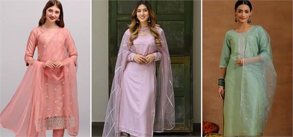 women are liking pastel colors in salwar suits a lot