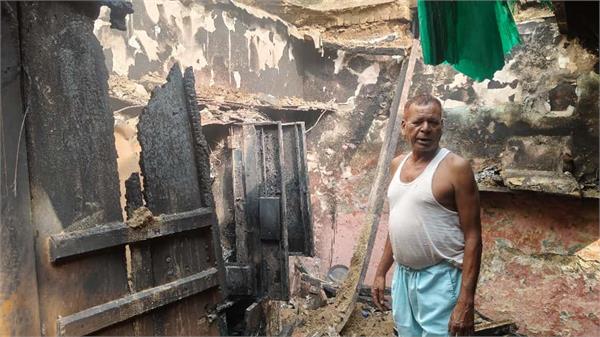 house fire destroys belongings
