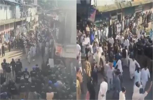 lockdown in pok roads and internet shut down