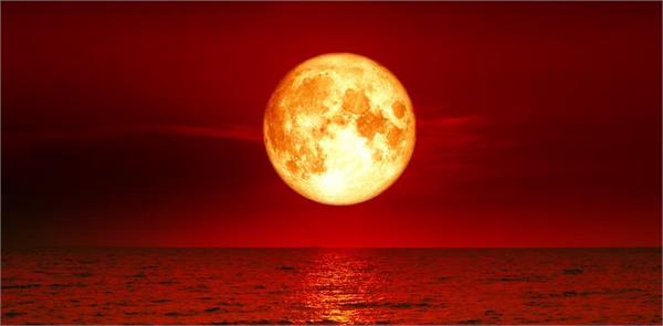 lunar eclipse blood moon in 7 september