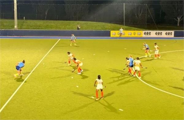 india  s junior women  s hockey team beats canberra chill 3 1