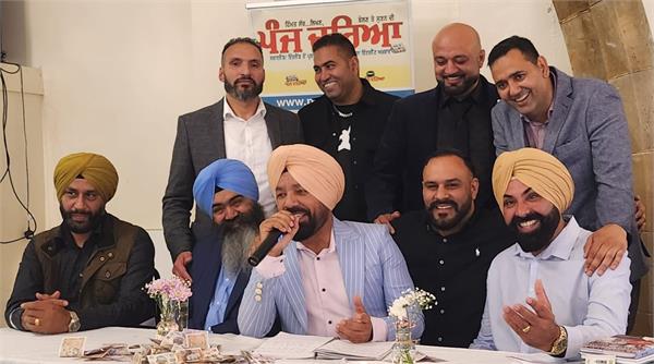 world famous lyricist jasbir gunachouria honoured in scotland