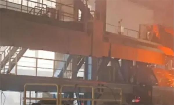 steel plant under construction