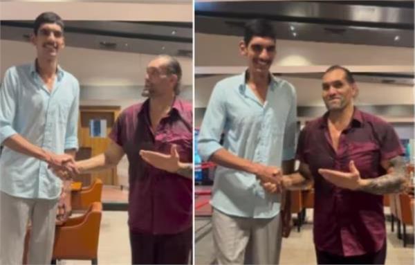 17 year old boy karan singh from meerut is taller than the great khali