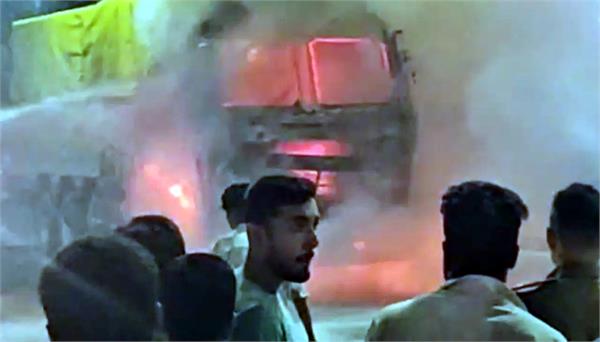truck hits 15 vehicles