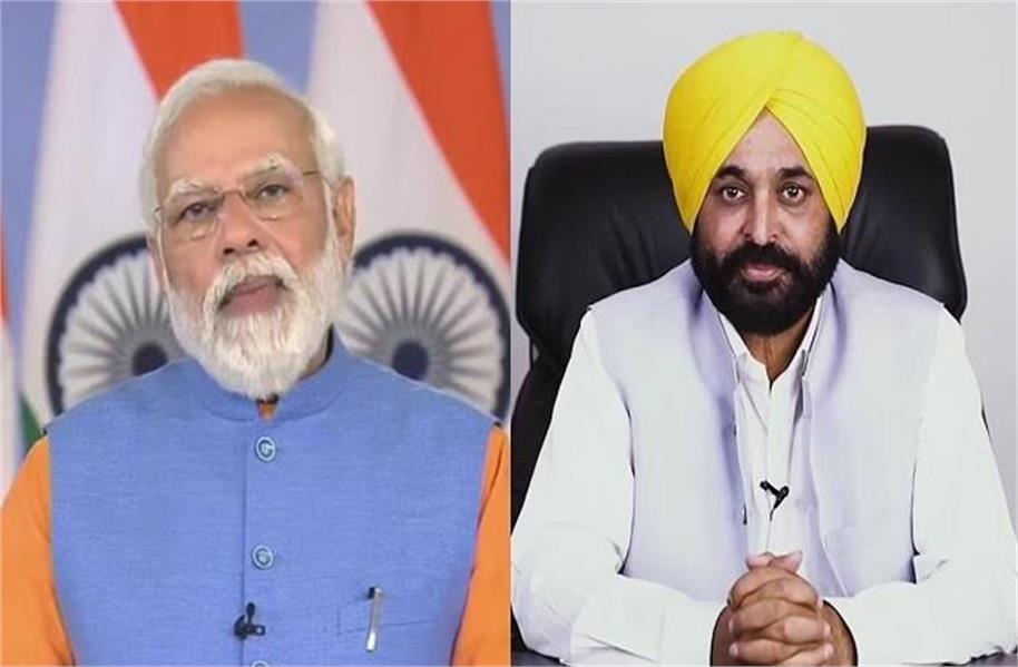 PM ਮੋਦੀ ਨੇ CM ਮਾਨ ਨੂੰ ਕੀਤਾ ਫੋਨ, ਜਾਣੋਂ ਕਿਸ ਮੁੱਦੇ 'ਤੇ ਹੋਈ ਚਰਚਾ