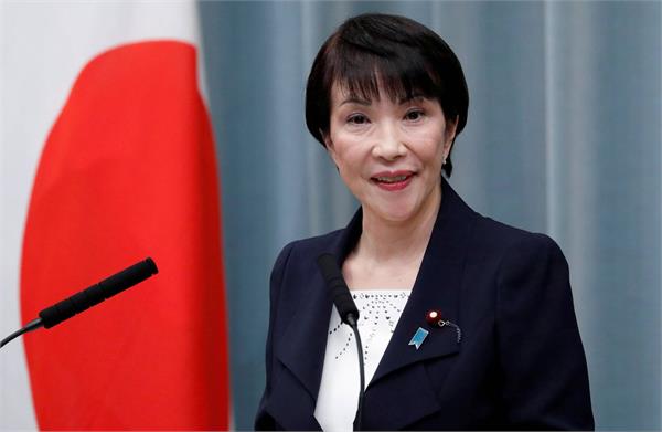 former japanese internal affairs minister takaichi