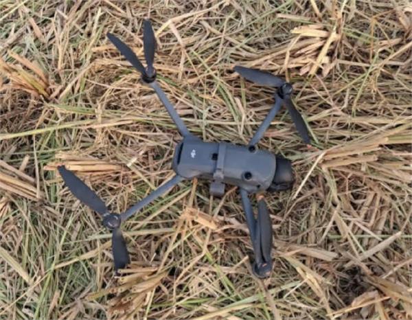 bsf recovers pakistani drone from fields in border village of rosse