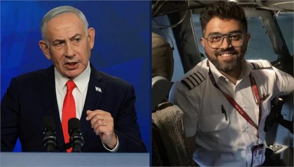 netanyahu calls indian pilot true hero