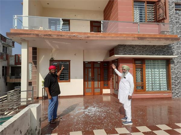 unidentified assailants opened fire at a congress leader  s house