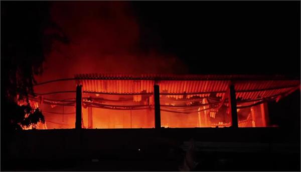 massive fire breaks out in vasco  goa