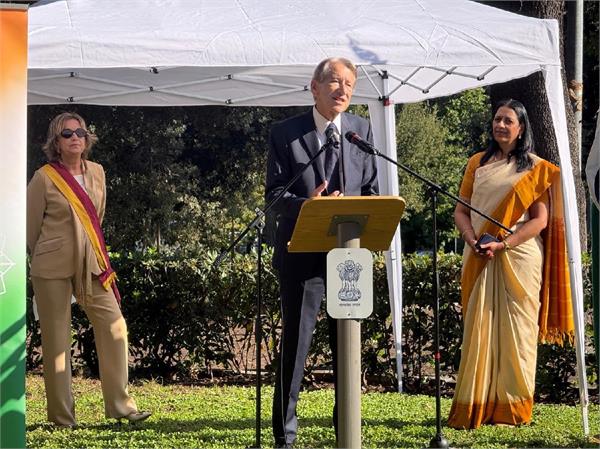 gandhi jayanti celebrated in rome