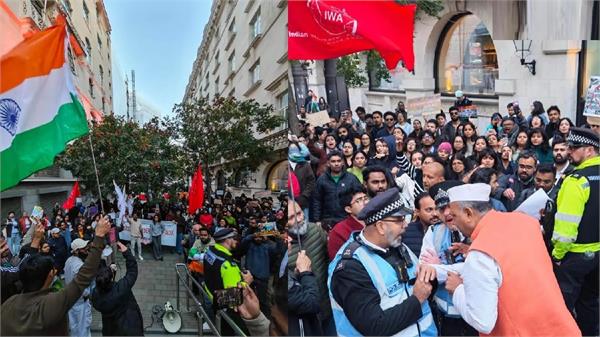 major protest against cec gyanesh kumar in london