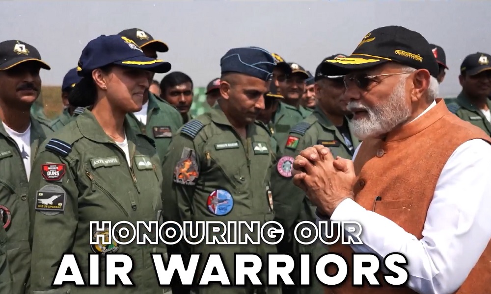 ''ਤੁਹਾਡੀ ਬਹਾਦਰੀ ਨੂੰ ਸਲਾਮ..!'' ਹਵਾਈ ਫ਼ੌਜ ਦਿਵਸ ''ਤੇ PM ਮੋਦੀ ਨੇ ਯੋਧਿਆਂ ਨੂੰ ਦਿੱਤੀ ਵਧਾਈ