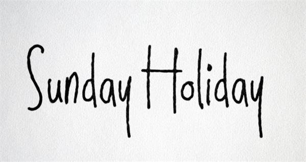 sunday holiday