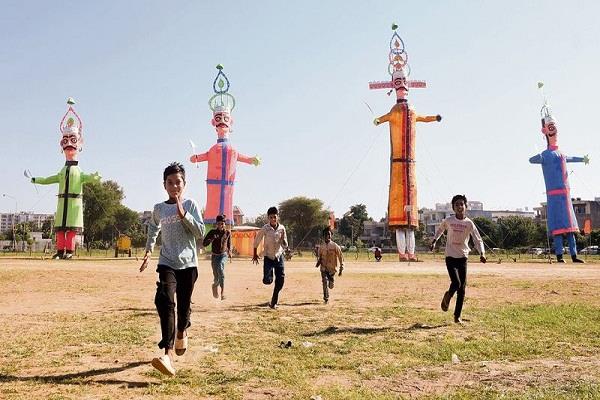 no fireworks will be set off during the dussehra