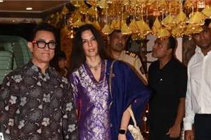 aamir khan celebrates his 1st karwa chauth with 3rd wife gauri spratt