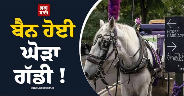 horse carriage banned 