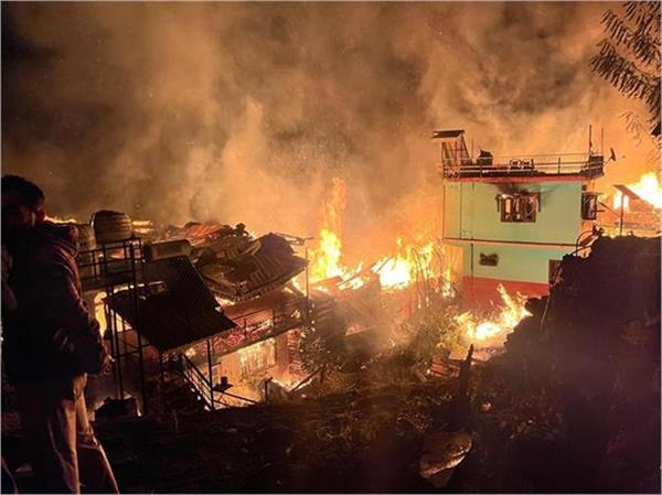 shimla  house  fire  police  village