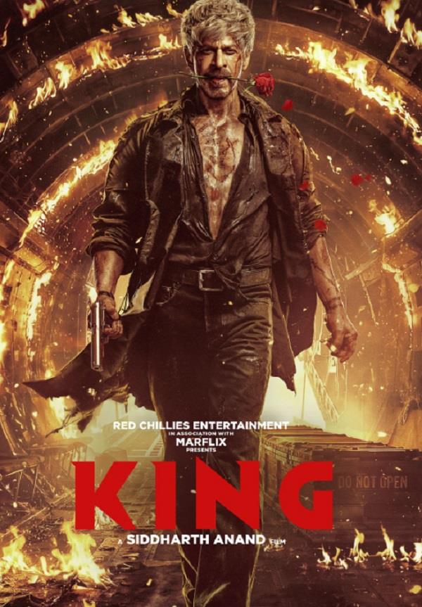 shah rukh khan releases a striking new poster for the film   king  