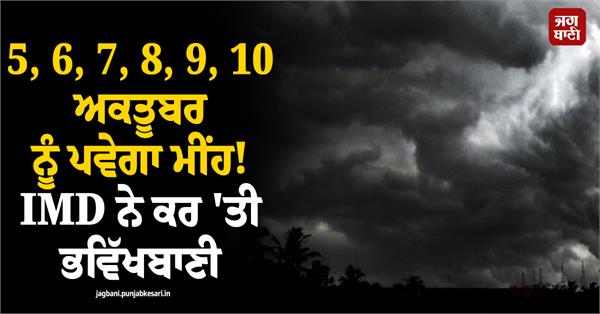 rain alert 6 days imd  weather