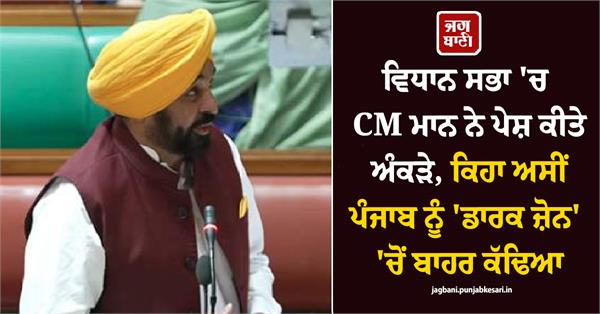 bhagwant mann punjab vidhan sabha session water level report
