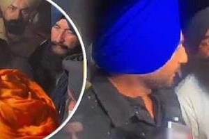 ranjit bawa arrived at the protest held seeking justice for parvinder jhota
