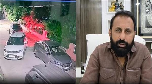 bjp leader  brezza car  theft  thief  police