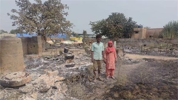massive fire breaks out in slums