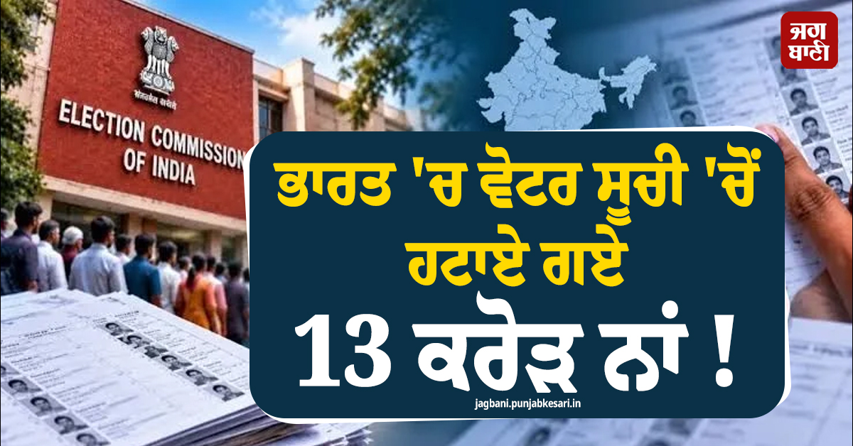 ਭਾਰਤ ''ਚ ਵੋਟਰ ਸੂਚੀ ''ਚੋਂ ਹਟਾਏ ਗਏ 13 ਕਰੋੜ ਨਾਂ  ! ਅਮਰੀਕੀ ਸੰਸਦ ਮੈਂਬਰ ਨੇ ਜਤਾਈ ਚਿੰਤਾ